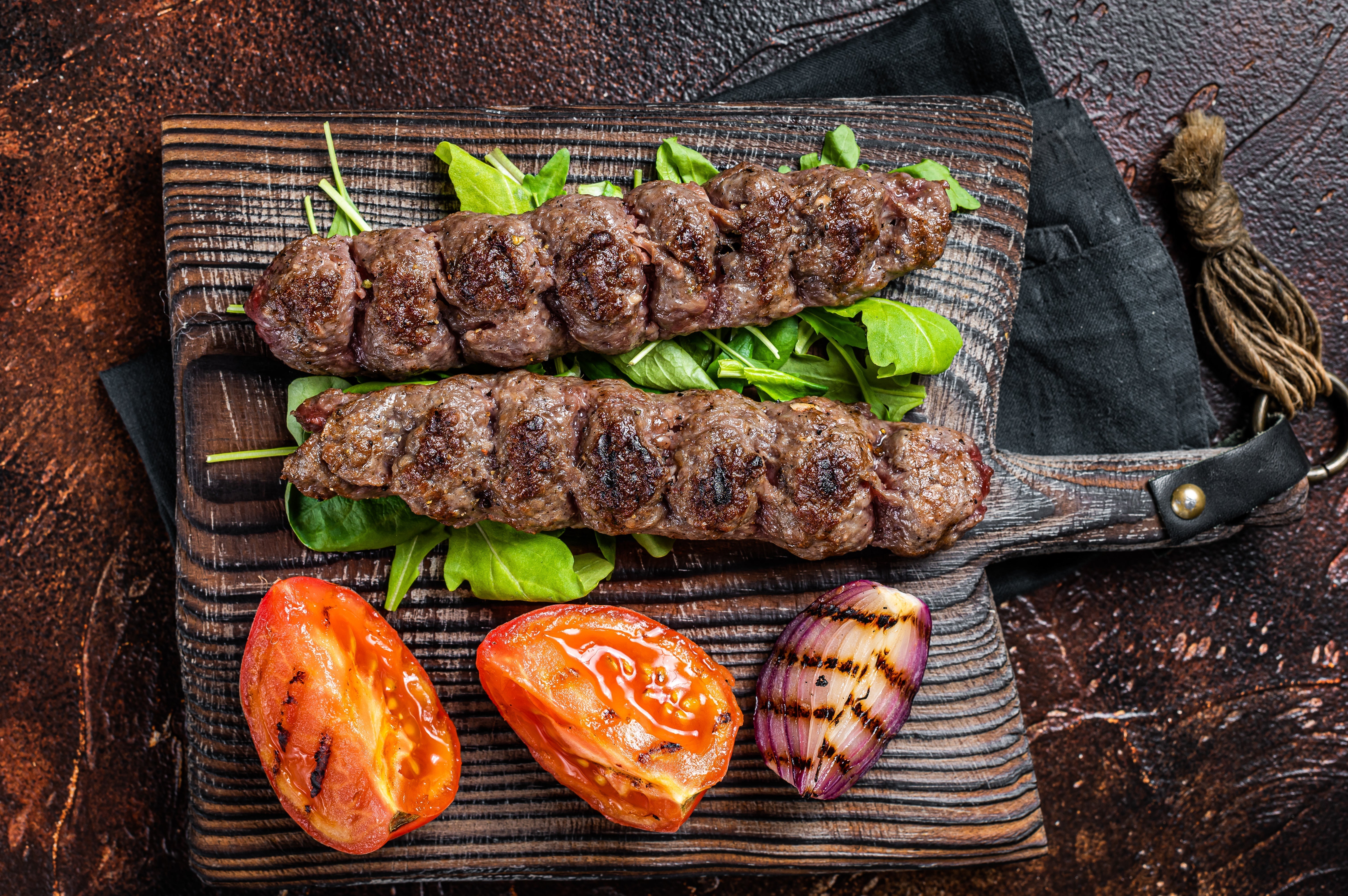 Beef Kabobs with Seasonal Veggies