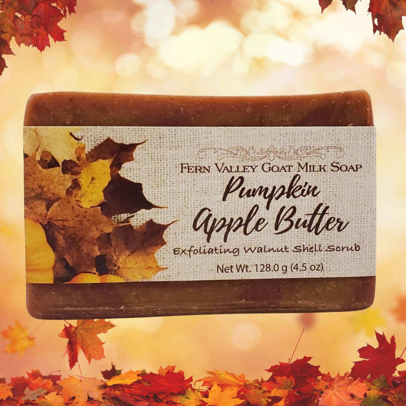 Handmade Natural Goat Milk Soap | Pumpkin Apple Butter | Exfoliating Scrub