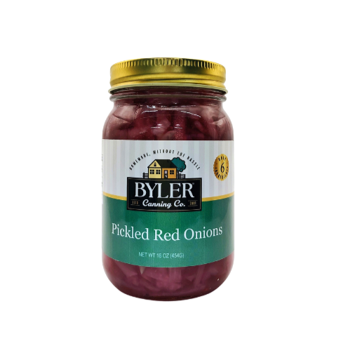 Byler's Pickled Red Onions, 16 Oz