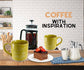 LCP Mug Start Each Day Mustard Yellow