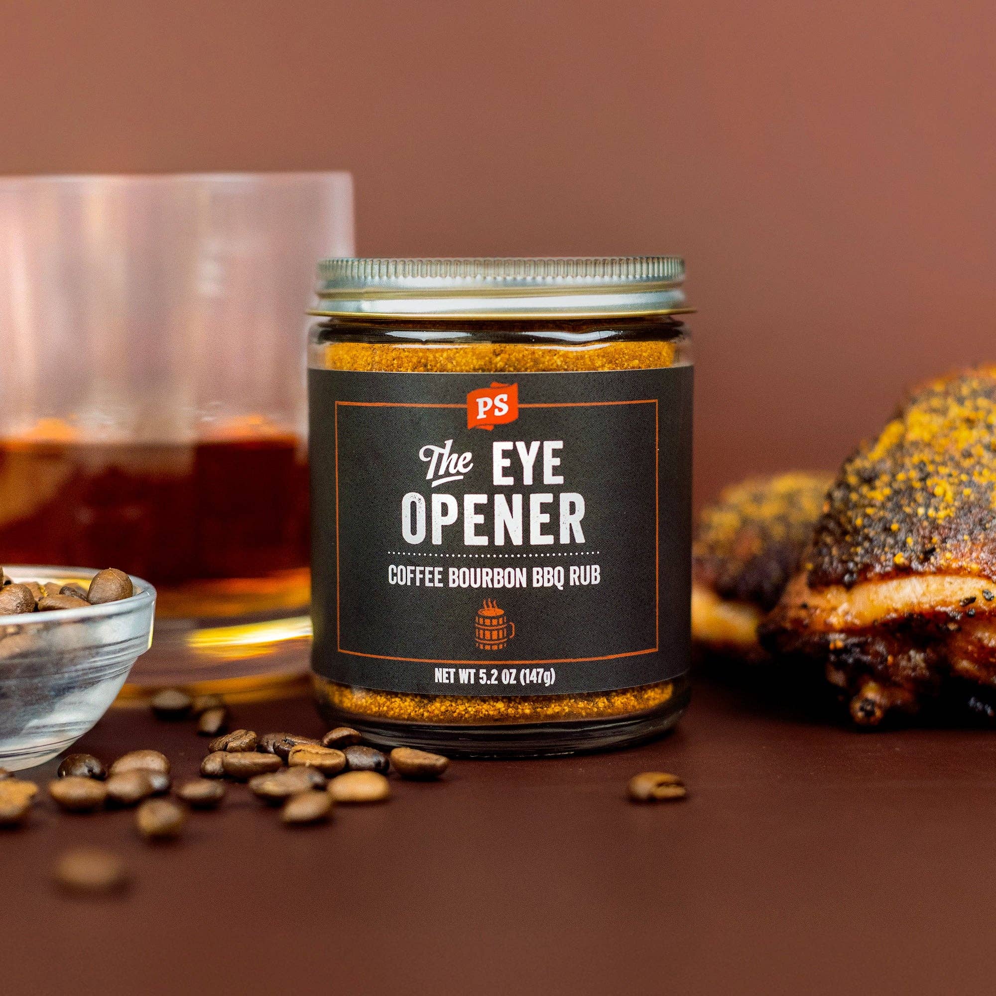 PS Seasonings - The Eye Opener - Coffee Bourbon BBQ Rub
