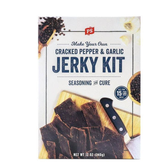 PS Seasonings - Cracked Pepper & Garlic Jerky Kit