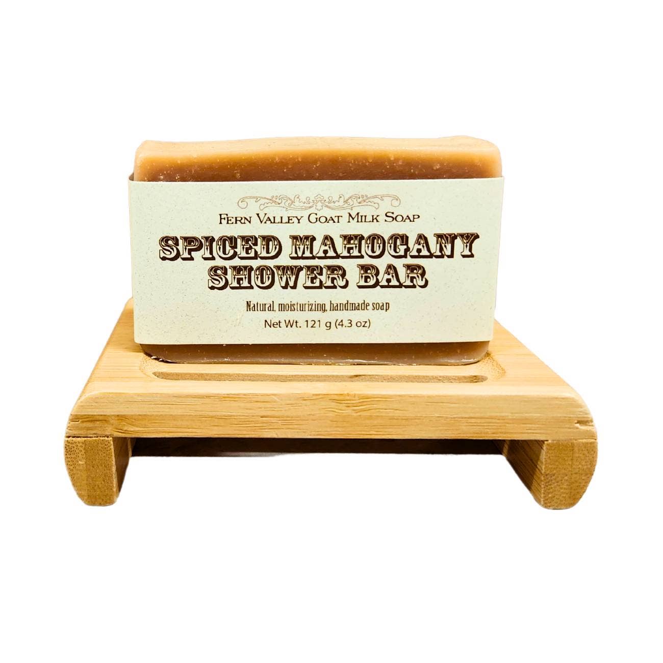 Handmade Natural Goat Milk Soap | Shower Bar | Spiced Mahogany