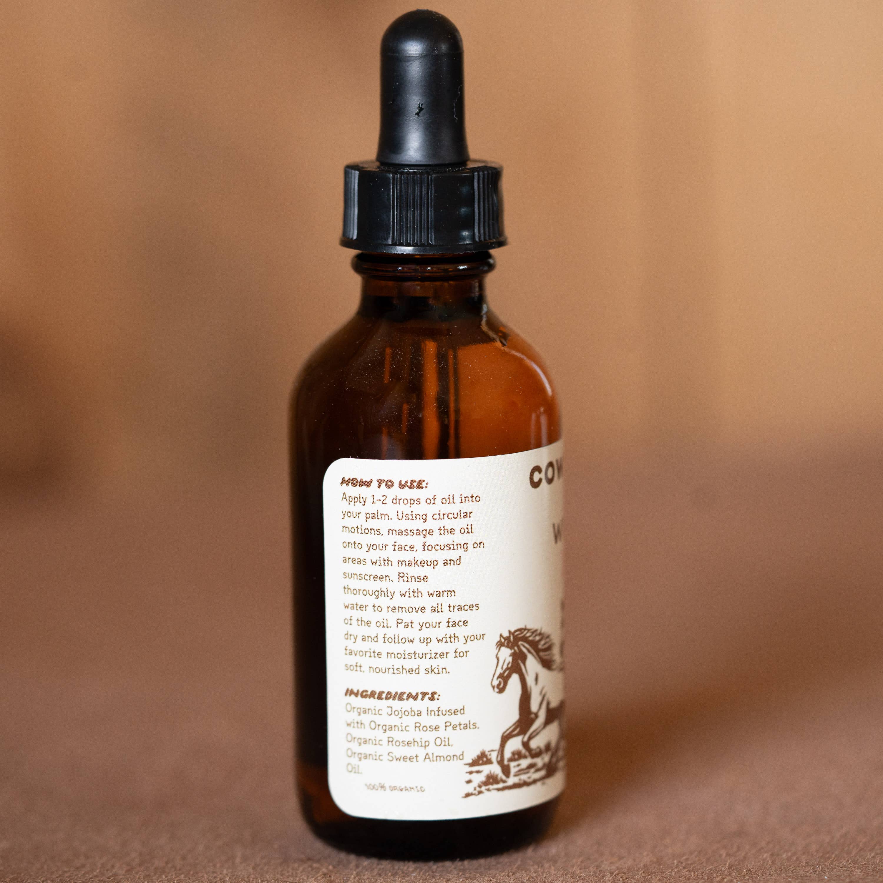 Cowboy & Co. - Face Oil - Rose Cleansing | Organic Make-Up Removal Oil