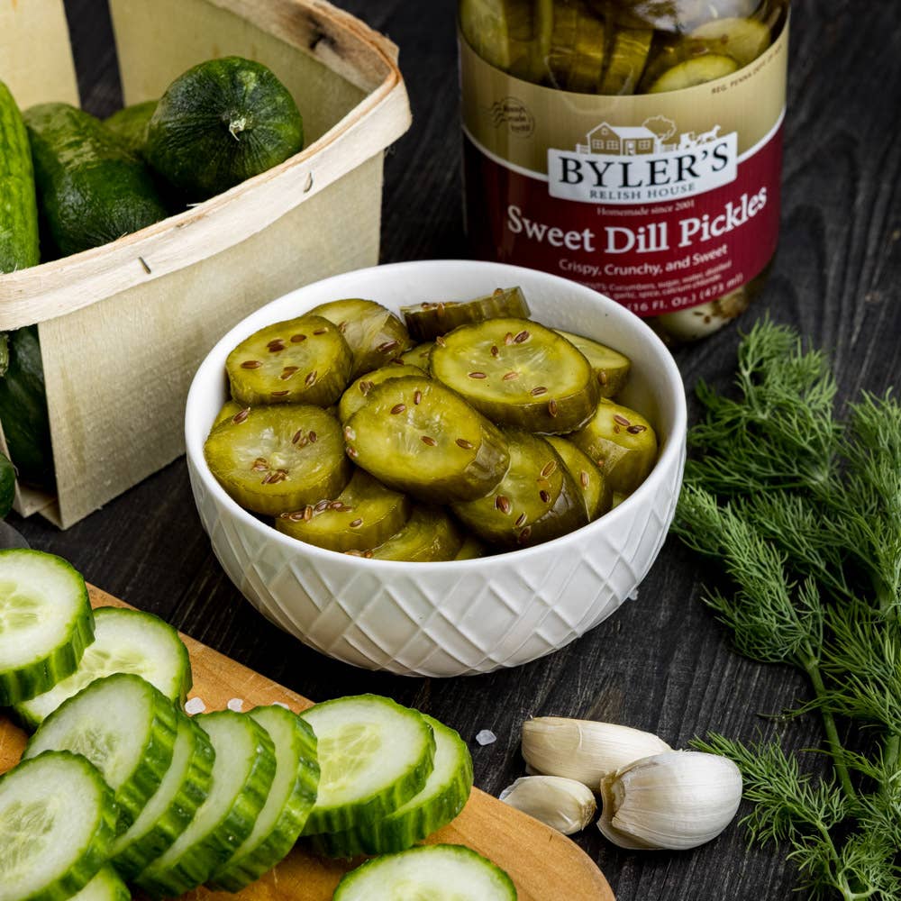 Byler's Sweet Dill Pickles, 16 Fl. Oz