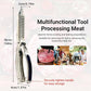Stainless Steel Rib Prep Tool Membrane Remover Ergonomic