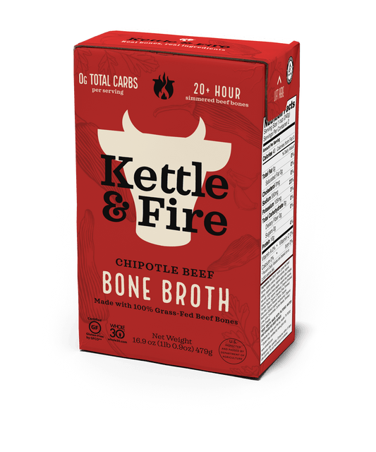 Kettle & Fire - Chipotle Beef Bone Broth 16.9oz