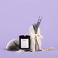 Beeswax Fontana Candles - Lavender Beeswax & Essential Oil Noir Black Glass Candle