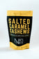 Nat’s Nuts - Salted Caramel Cashews | 12-Count Gourmet Roasted Nuts