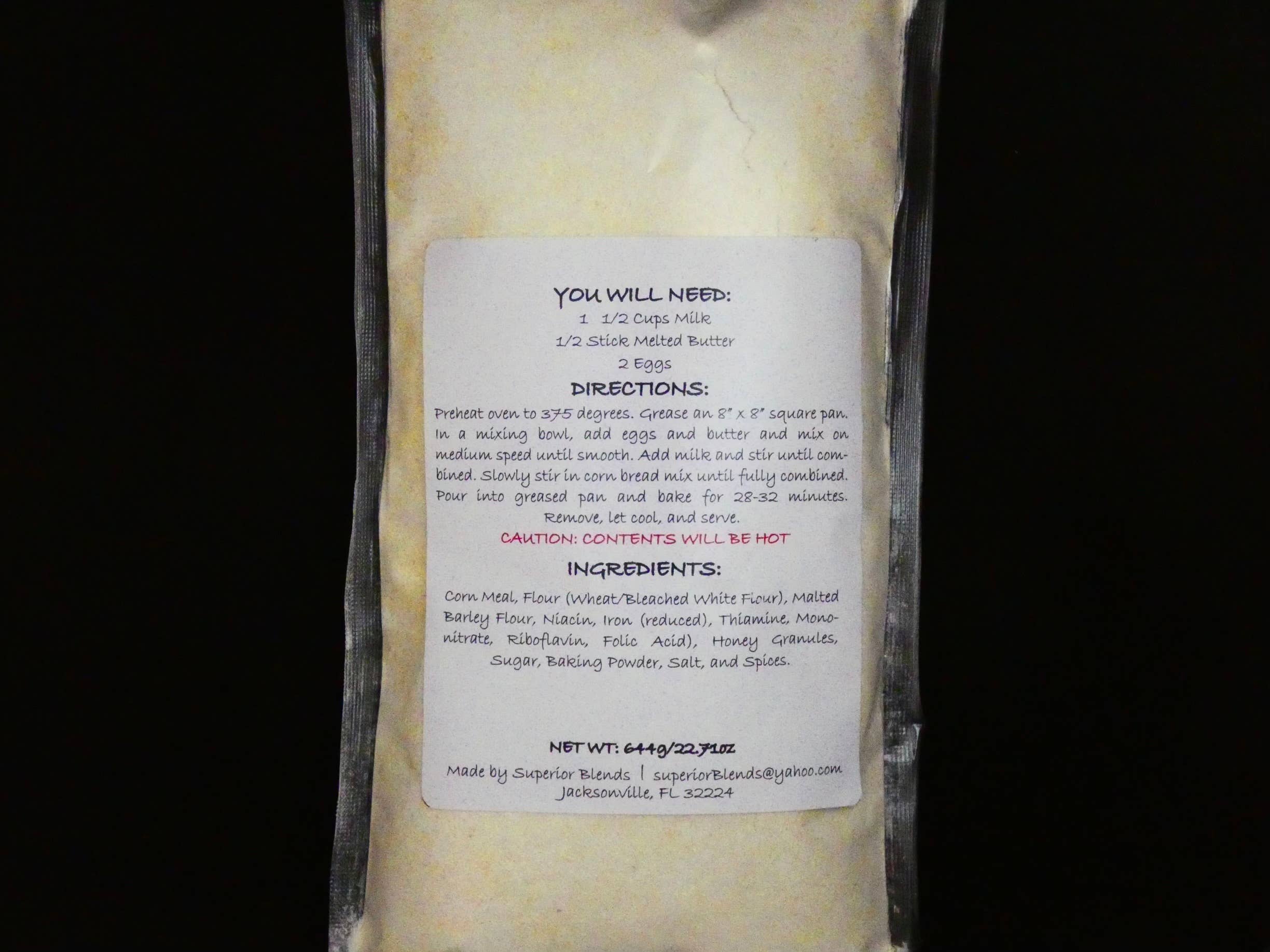 Superior Blends - Sweet Honey Cornbread Mix