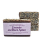Handmade Natural Goat Milk Soap | Moisturizing Lavender and Black Amber