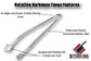 Butcher BBQ - Rotating Barbecue Tongs-Stainless Steel-Easy Flip Motion