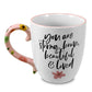 LCP Mug - Kindness Mug Floral You Are Strong Brave 19Oz