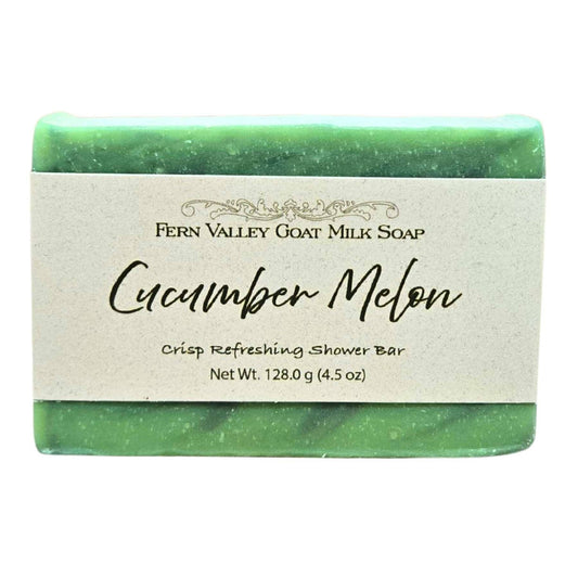 Handmade Natural Goat Milk Soap | Refreshing Cucumber Melon