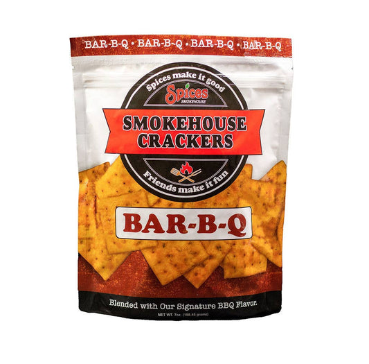 Spices Smokehouse Crackers-Bar-B-Q Flavor-12 ct.-3.5 or 7 oz