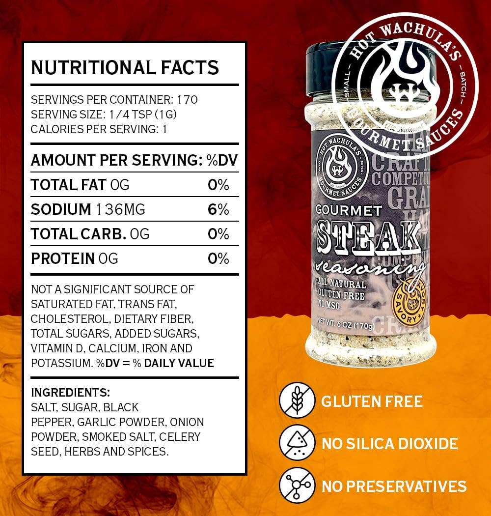Hot Wachula’s Gourmet Steak Seasoning