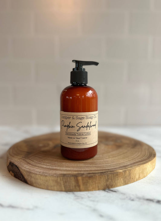 Juniper & Sage Soap Co. - Pumpkin Sandalwood - Tallow Lotion