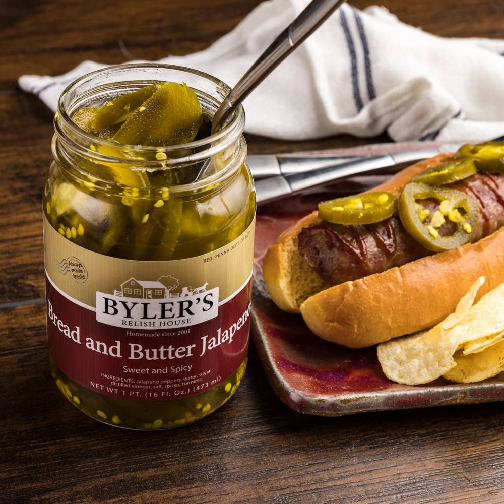 Byler's Bread and Butter Jalapeno, 16 Oz