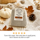 One Blessed Acre Farm - Pumpkin Pie Goat Milk Bar Soap, 4.5 ounce