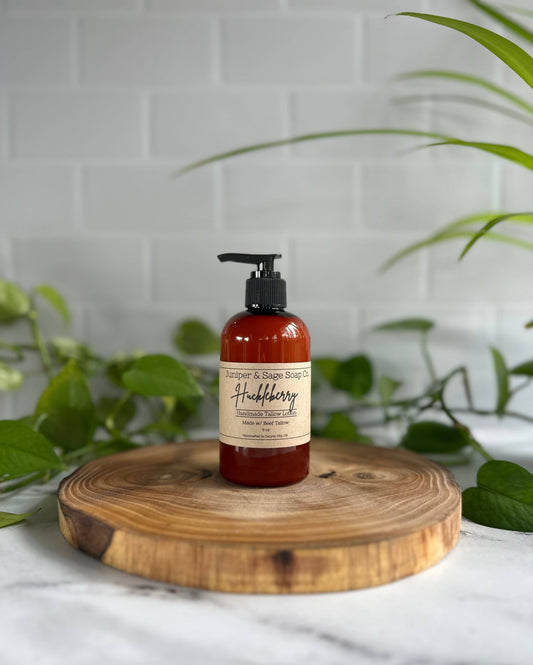 Juniper & Sage Soap Co. - Tallow Lotion - Huckleberry