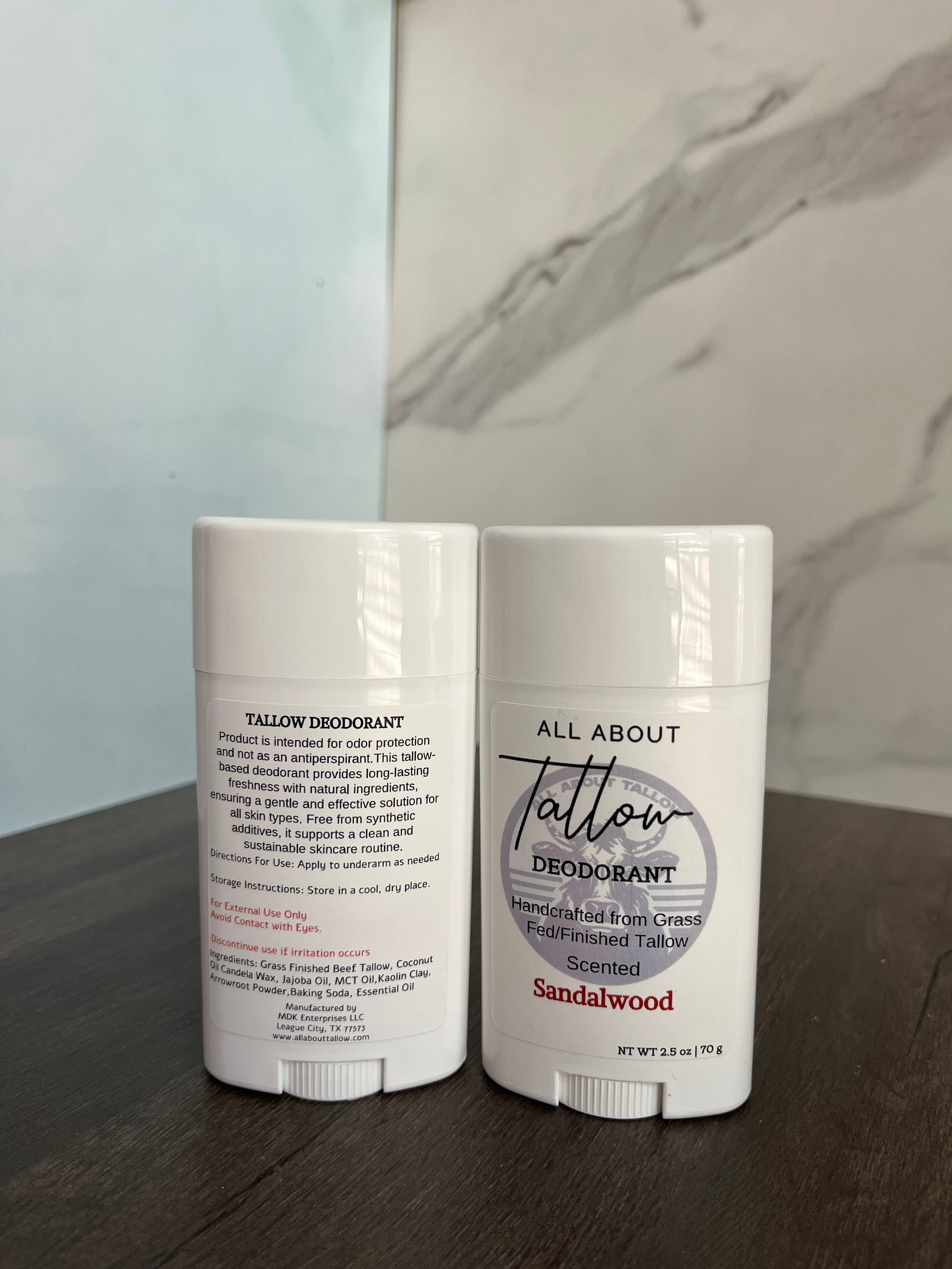 All About Tallow - Tallow Deodorant