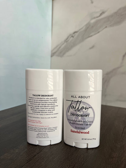 All About Tallow - Tallow Deodorant