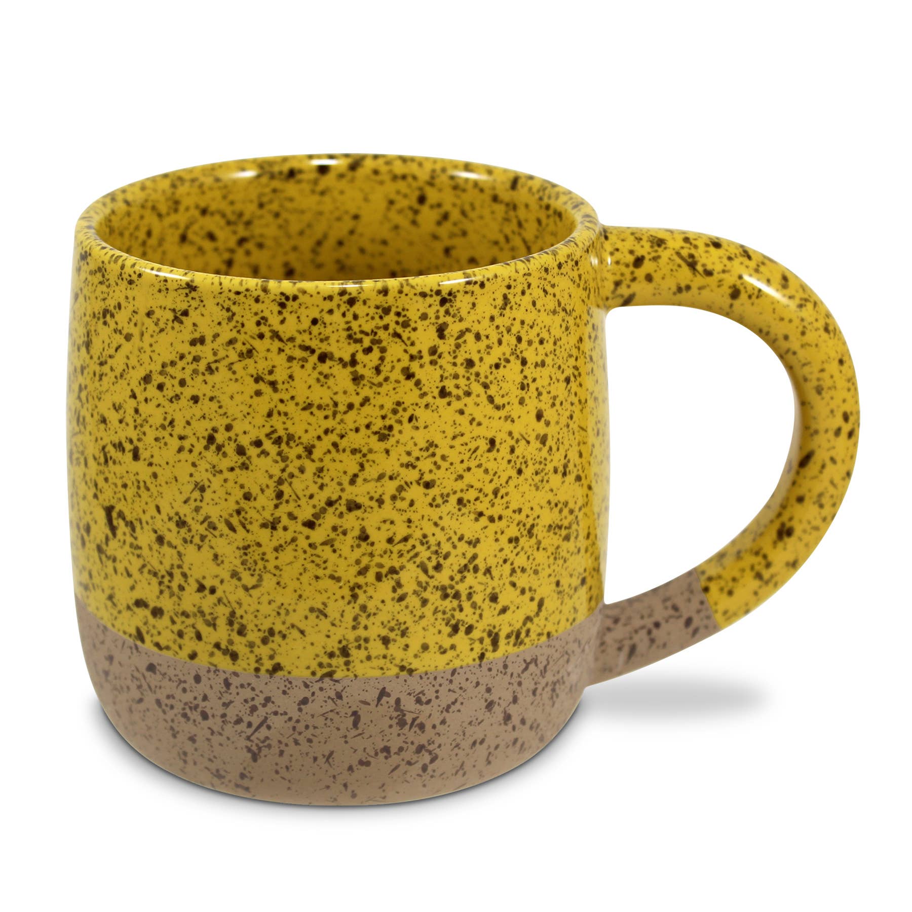 LCP Mug Speckled Stone Happy Gold 18Oz