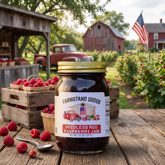 Farmstand Goods - Red Raspberry Jam (Seedless)