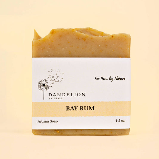 Dandelion Naturals - Bay Rum Bar Soap | Soap Bar for Men | Fathers Day Gift