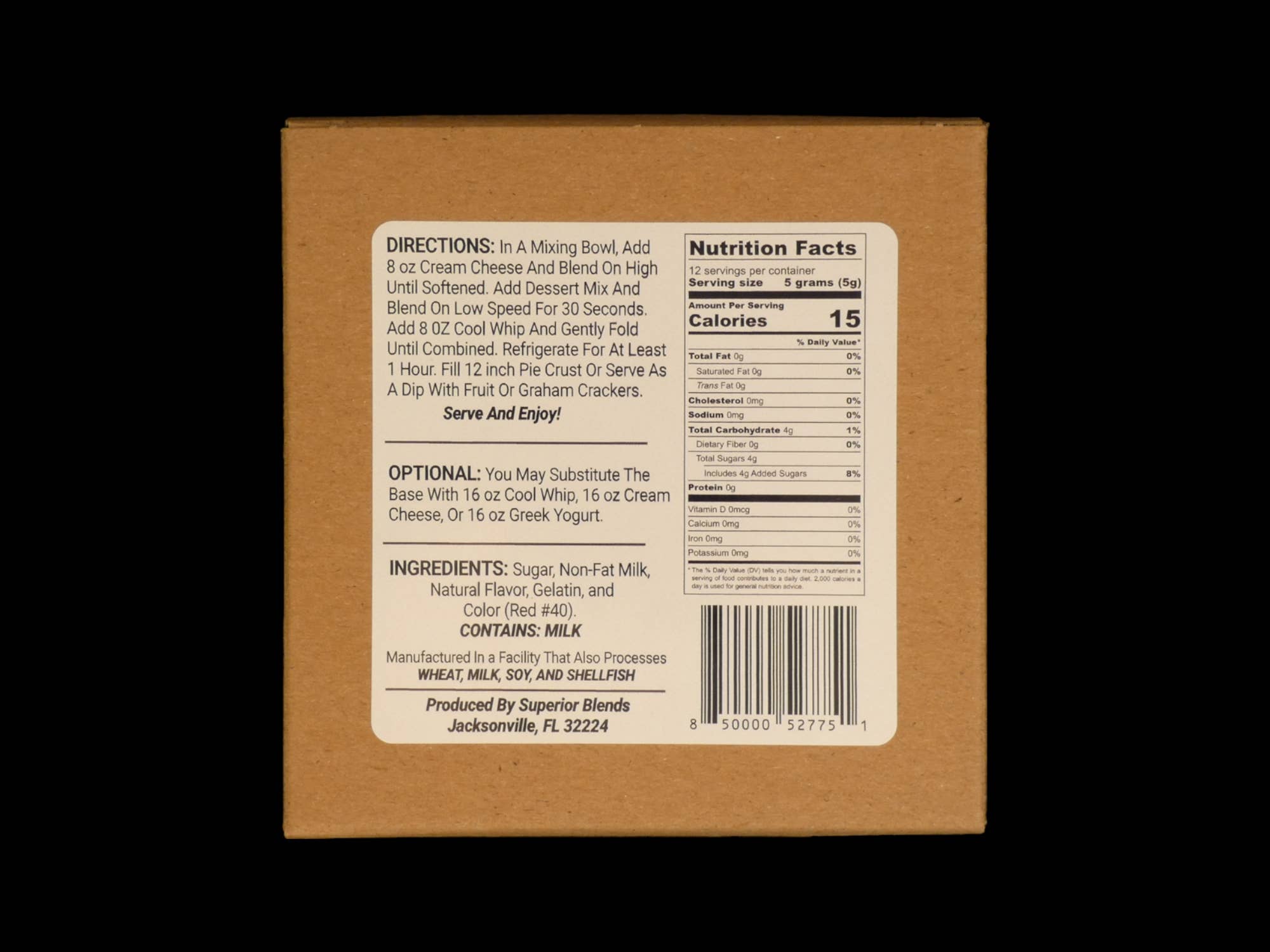 Superior Blends - White Chocolate Strawberry Dessert Mix