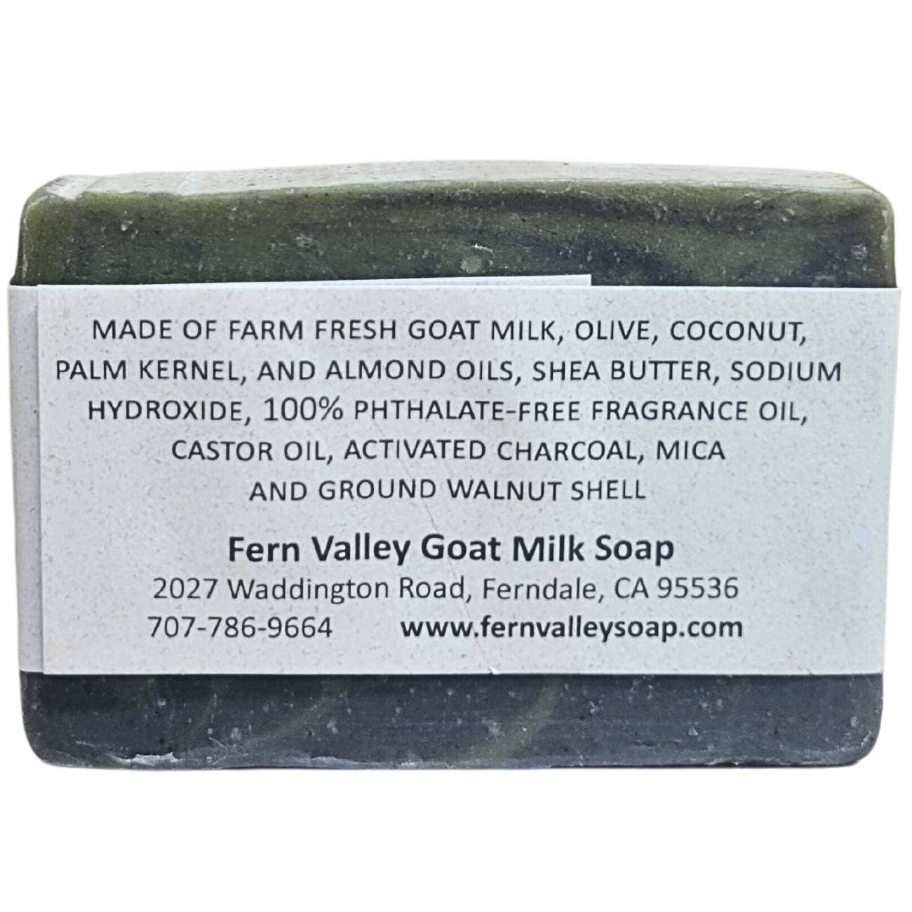 Handmade Natural Goat Milk Soap | Sexy Exfoliating  Scrub For Men | Black Jack