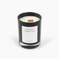 Beeswax Fontana Candles - Cinnamon Orange Clove - Beeswax & Essential Oil - Noir Black Glass Candle