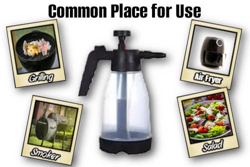 BBQ Marinade Spray Bottle / New & Improved