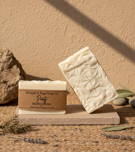 Juniper & Sage Soap Co. - Tallow & Goat Milk Soap - Purity (All Natural)