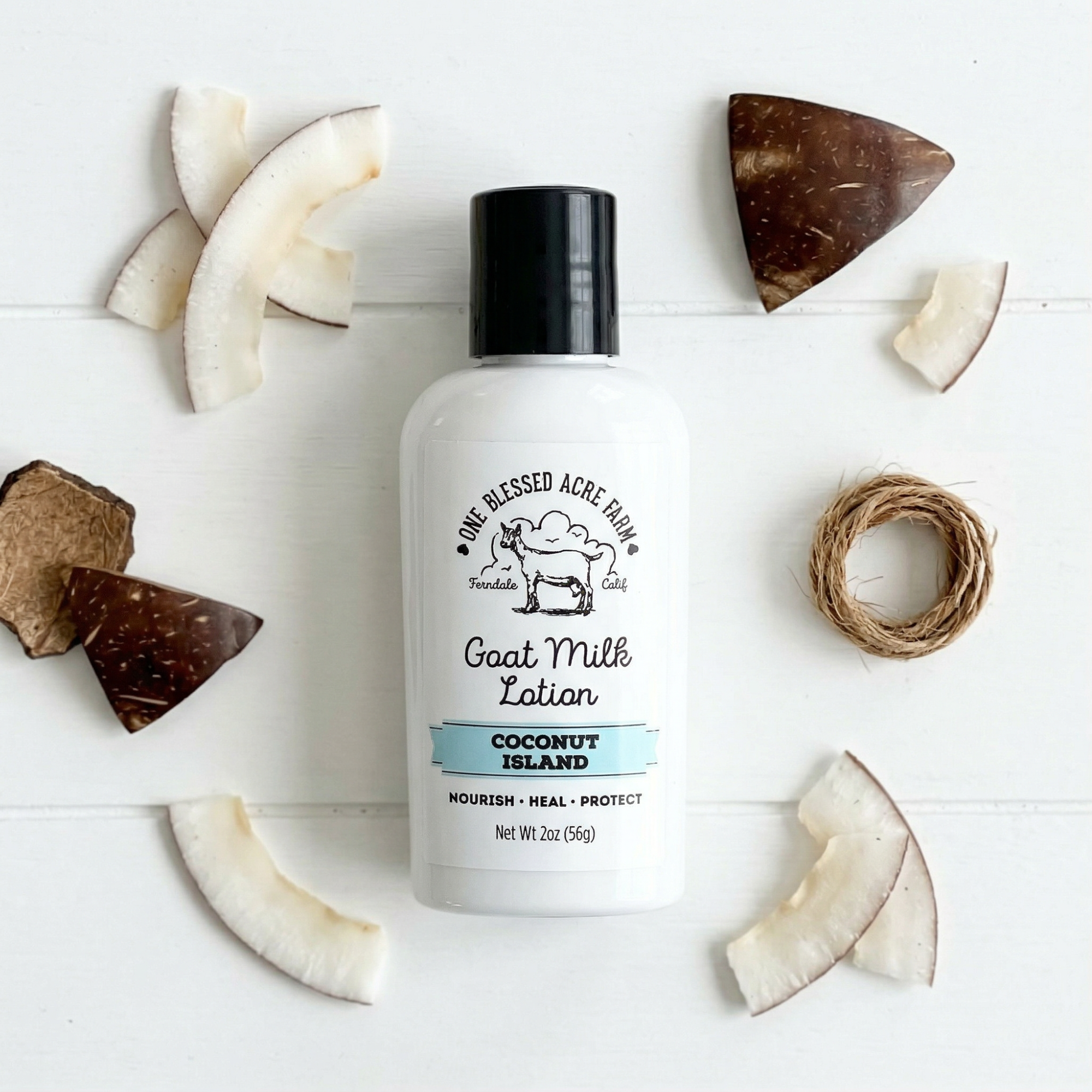 One Blessed Acre Farm - Coconut Island Goat Milk Lotion