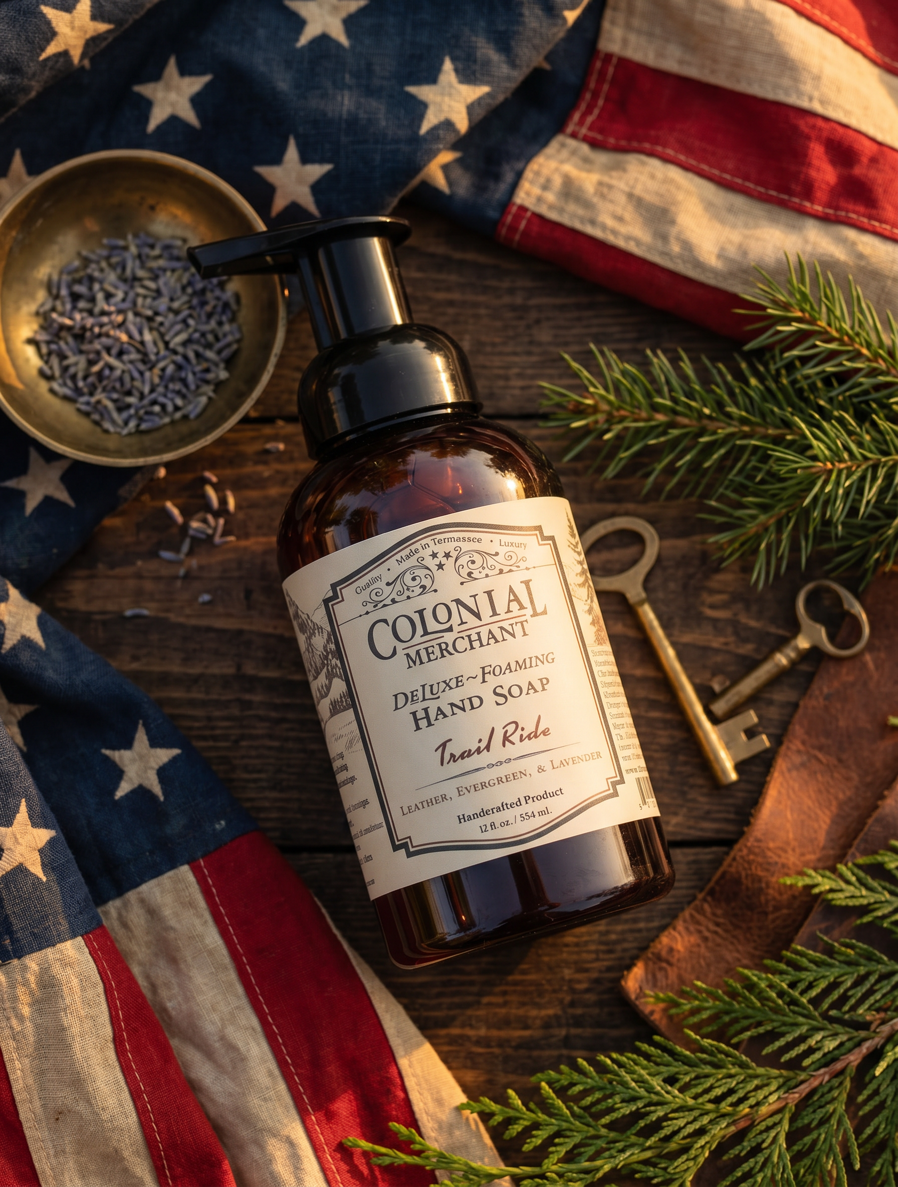 Tallow Foaming Hand Soap – Trail Ride - Handmade 12 oz USA