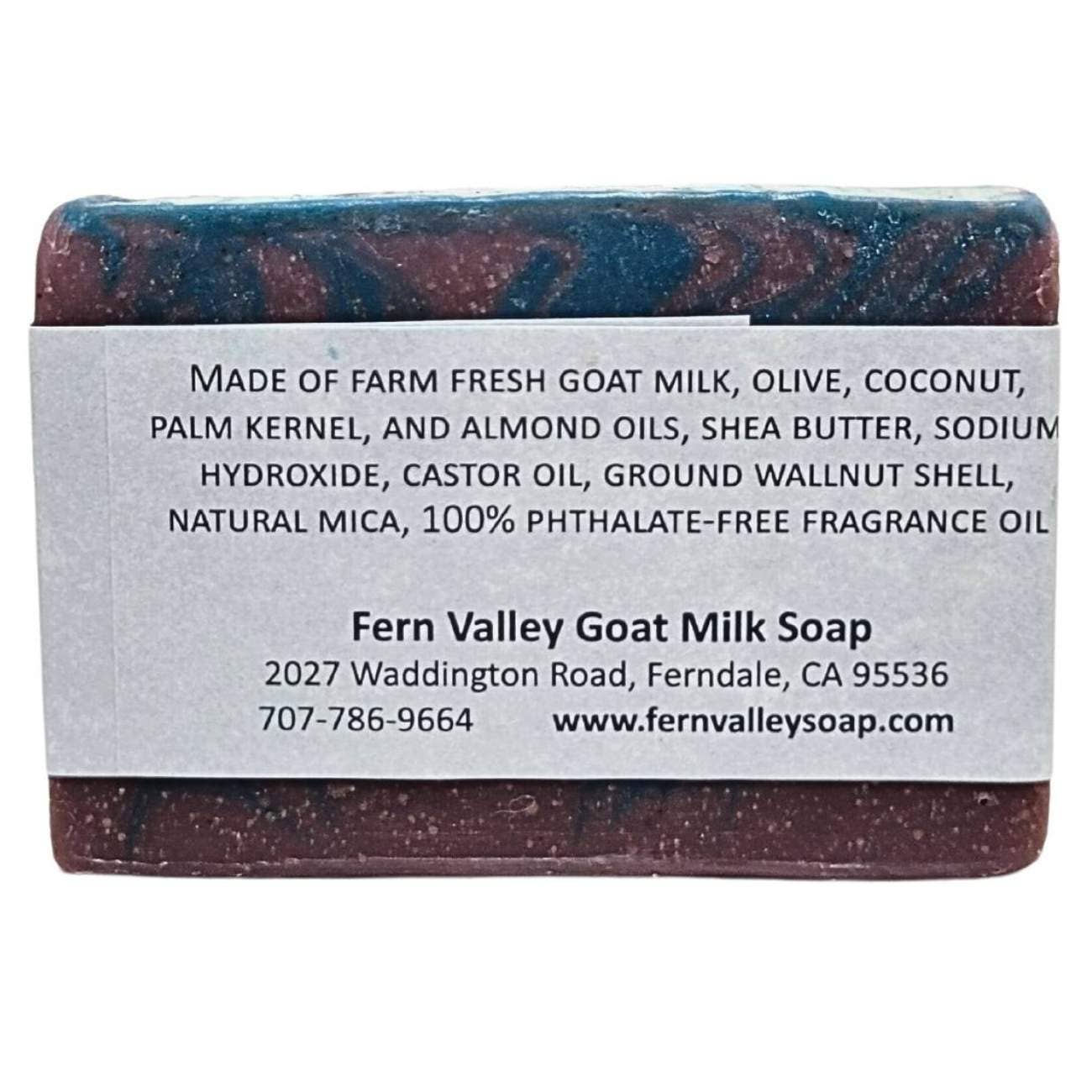 Handmade Natural Goat Milk Soap | Exfoliating Scrub | Blueberry Cobbler