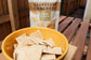 Full Stop Bakery - Tahini & Garlic Sourdough Crackers  [VEGAN]