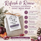 One Blessed Acre Farm - Sugar Plum Goat Milk Bar Soap - 4.5 ounce