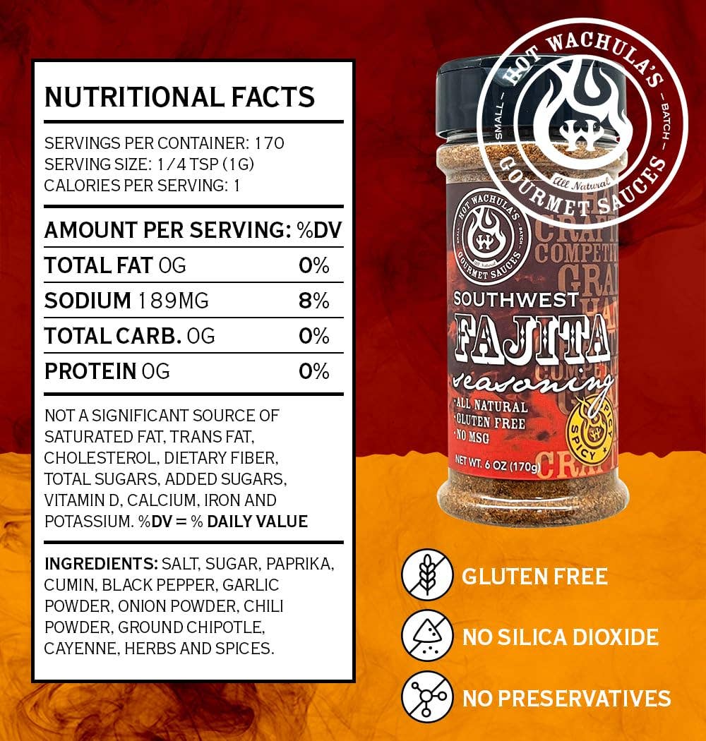 Hot Wachula’s Southwest Fajita Seasoning