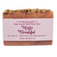 Handmade Natural Goat Milk Soap | Exfoliating Scrub | Hello Beautiful AM Cleanse