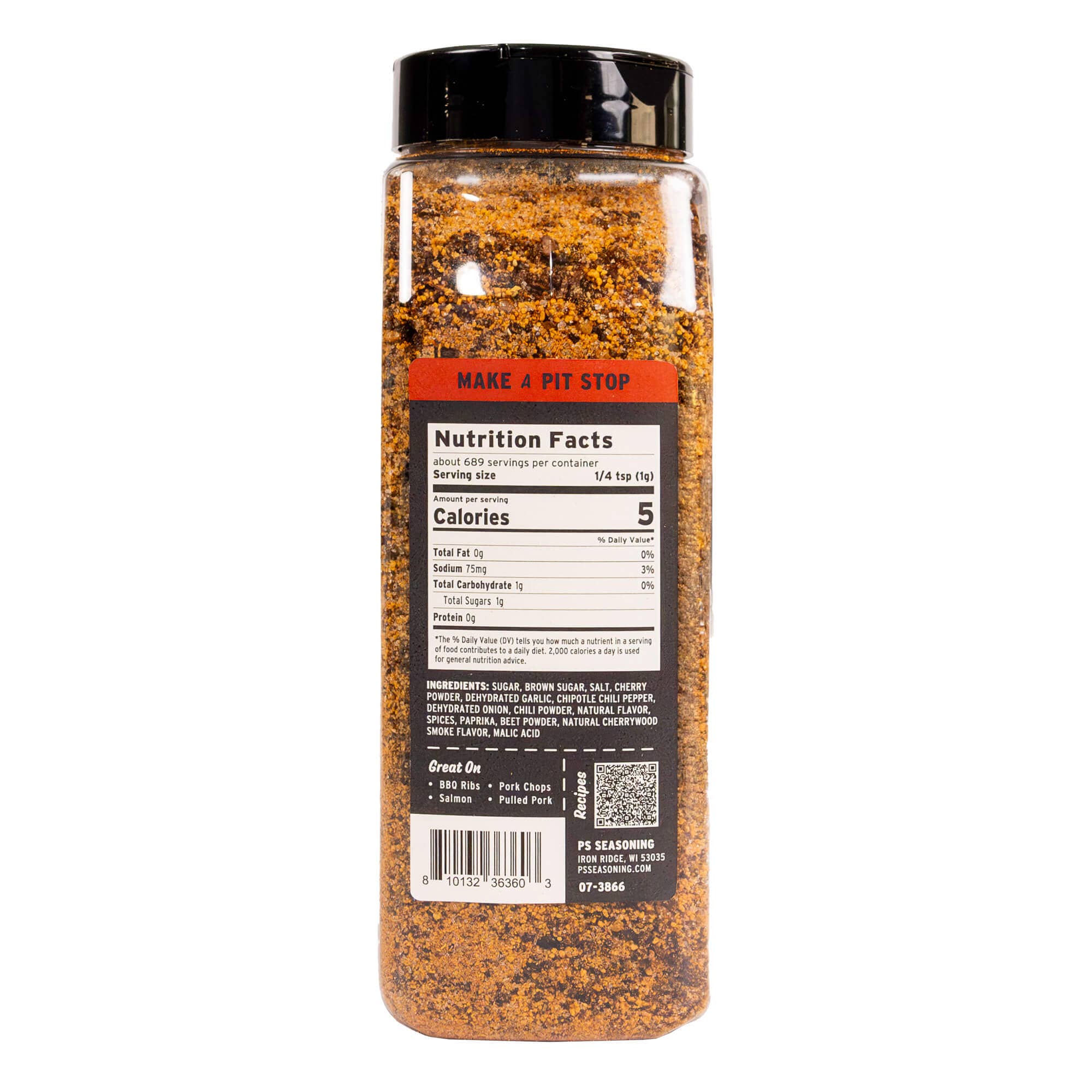 PS Seasonings - Cherry Bomb - Sweet Heat BBQ Rub - Large