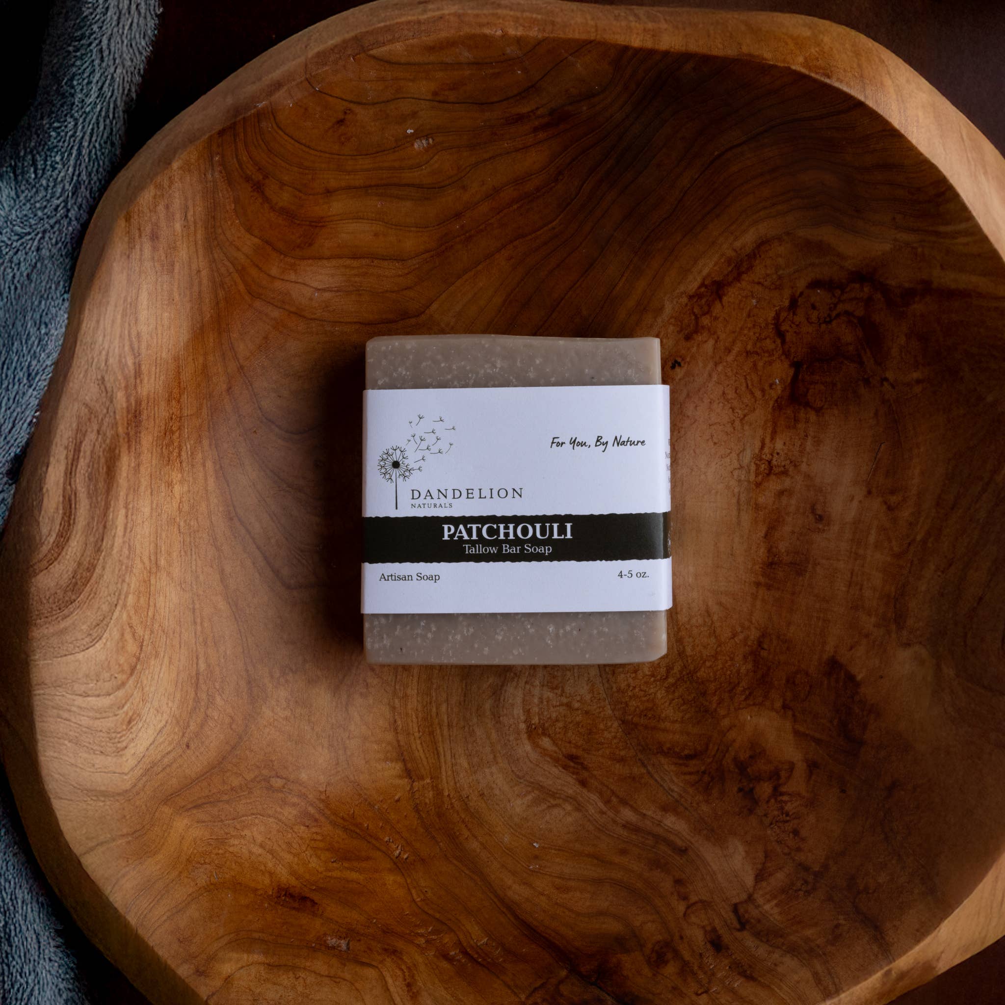 Dandelion Naturals - Patchouli Tallow Bar Soap | Tallow Skin Care | Bar Soap