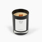 Beeswax Fontana Candles - Spiced Latte - Beeswax & Essential Oil - Noir Black Glass Candle