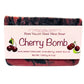 Handmade Natural Goat Milk Soap | Charcoal and Cranberry Seed Scrub | Cherry Bomb