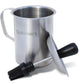 Cuisinart Sauce Pot and Basting Brush Set, 16 oz. Stainless Steel Grill Accessory with Silicone Basting Brush for Cooking & BBQ, Easy to Clean BBQ Accessories for Smoking and Grilling