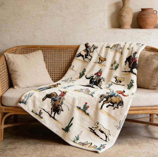 Throw Blanket - Cowboy