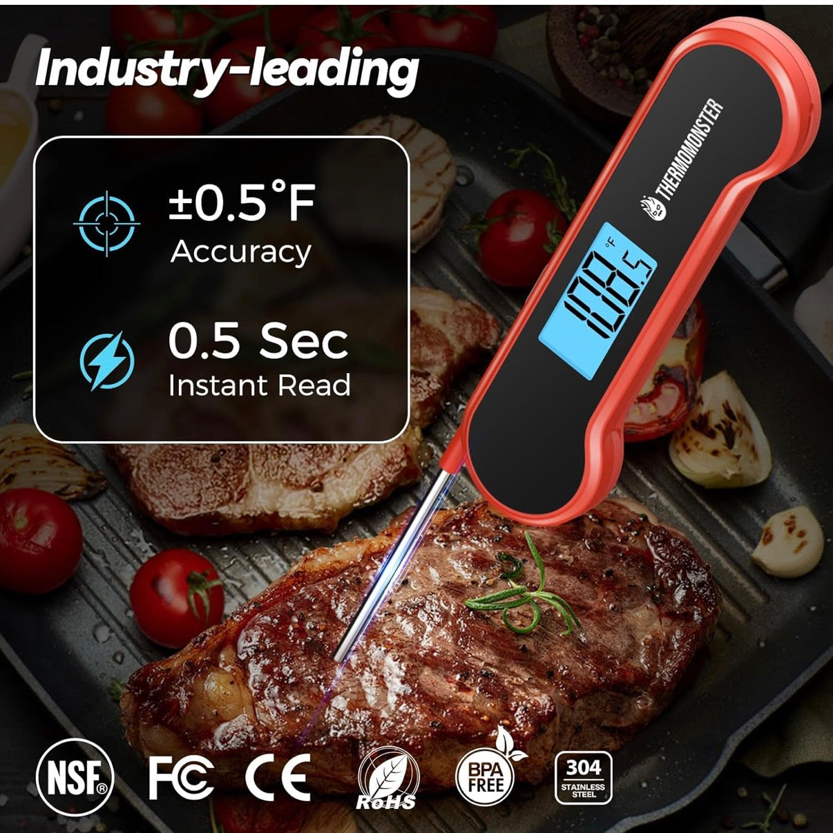 Instant Read Meat Thermometer Digital