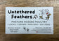 Untethered Feathers - Dehydrated Chicken Livers Dog Treats 2oz