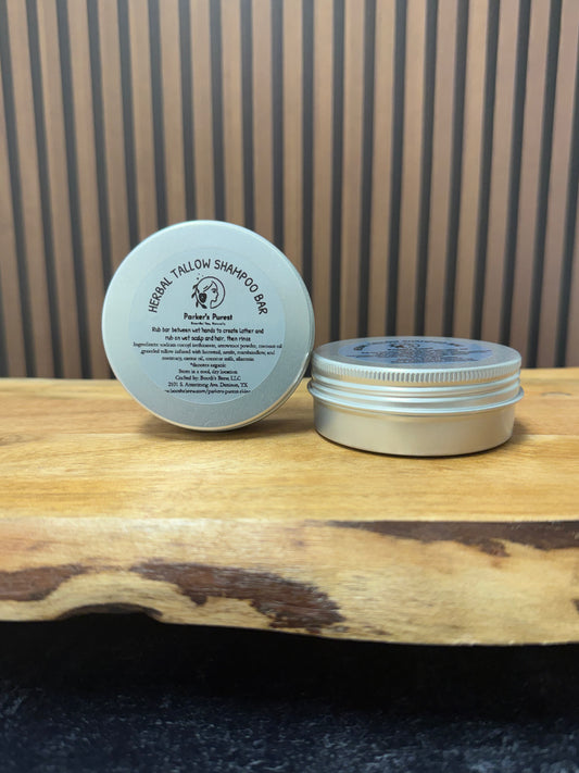 Parker’s Purest Herbal Infused Tallow Shampoo Bar